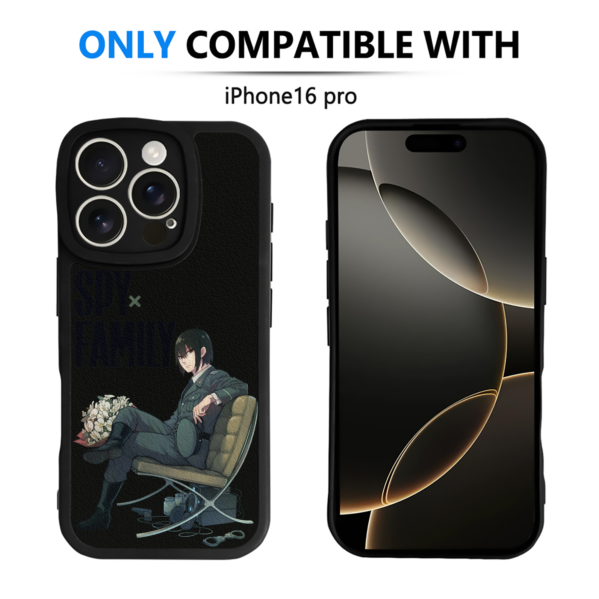 （画像用） SPY×FAMILY间谍家家酒 【iPhone 16シリーズ対応】シリコンスマホケース（レザー調） 材質：シリコン